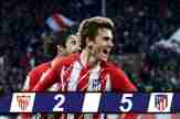 Video Sevilla 2-5 Atletico Madrid: Hat-trick của Griezmann