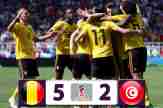 VIDEO Bỉ 5-2 Tunisia: Đáp ứng kỳ vọng