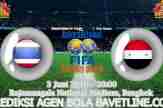Trực tiếp Thái Lan vs Syria (Link Youtube), 20h00 ngày 03/06