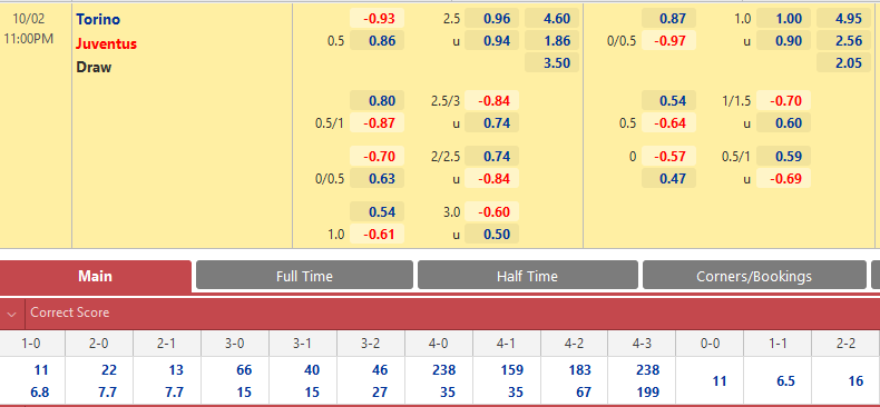 Torino vs Juventus