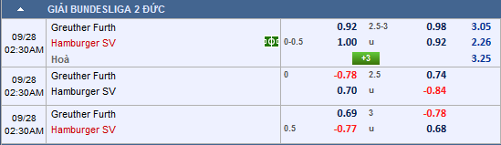 Nhận định bóng đá Greuther Furth vs Hamburg