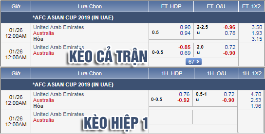 Nhận định bóng đá UAE vs Australia, 23h00 ngày 25/1: Asian Cup 2019