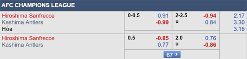 Nhận định Sanfrecce Hiroshima vs Kashima Antlers, 17h00 ngày 25/6