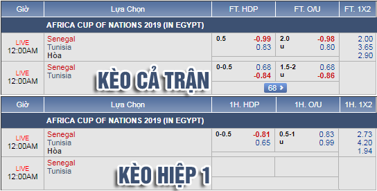 Nhận định bóng đá Senegal vs Tunisia, 23h00 ngày 14/7: CAN Cup 2019