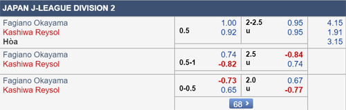 Nhận định Okayama vs Kashiwa Reysol, 17h00 ngày 31/7