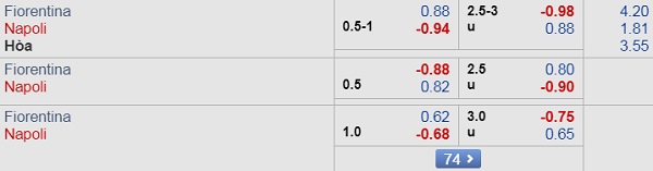 Nhận định Fiorentina vs Napoli, 01h45 ngày 25/8