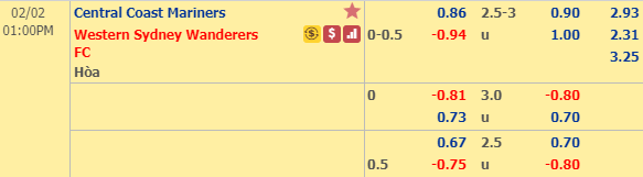Nhận định bóng đá Central Coast vs Western Sydney, 12h00 ngày 02/02: VĐQG Australia