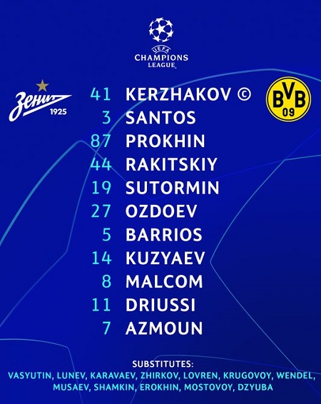 Zenit-vs-Dortmund