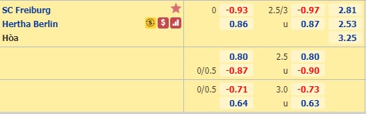 Nhận định soi kèo Freiburg vs Hertha Berlin