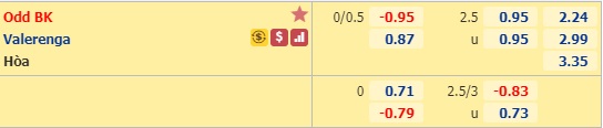 Nhận định soi kèo Odd BK vs Valerenga