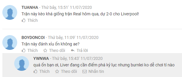 AEGOALer chốt kèo hôm nay, 11/7: YWNWA đánh Xỉu trận Liverpool vs Burnley
