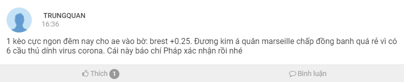 AEGOALer chốt kèo hôm nay, 30/8: QUYXANH tự tin chốt Xỉu 1 trận Ligue 1