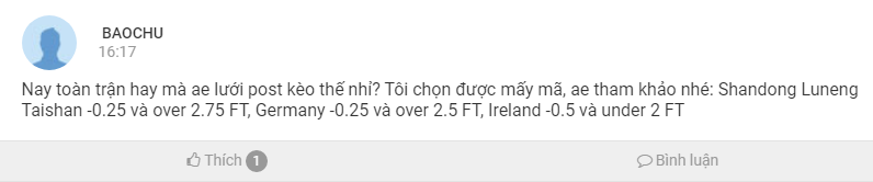 AEGOALer chốt kèo hôm nay, 3/9: BAOCHU chốt 3 mã trên và 2 mã Tài