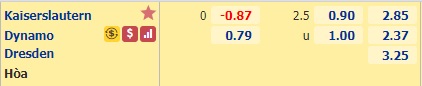 Nhận định soi kèo Kaiserslautern vs Dynamo Dresden