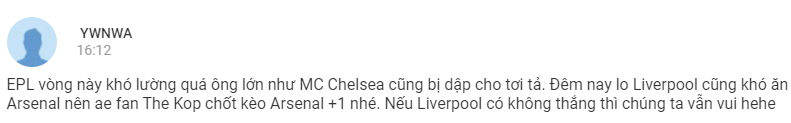 AEGOALer chốt kèo hôm nay, 28/9: YWNWA chốt Arsenal +1 cổ vũ Liverpool