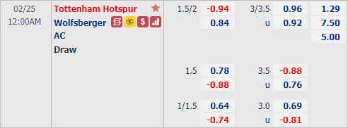Nhận định bóng đá Tottenham vs Wolfsberger, 00h00 ngày 25/2: Europa League