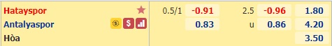 Nhận định bóng đá Hatayspor vs Antalyaspor