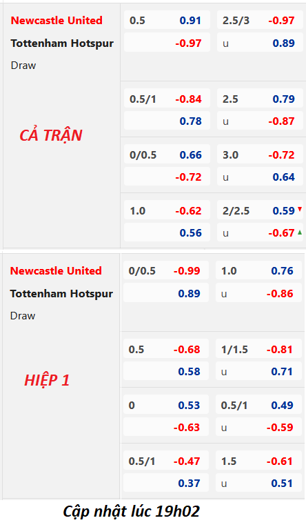 Chốt kèo trực tiếp trận Newcastle vs Tottenham, 20h00 ngày 23/04: Ngoại hạng Anh