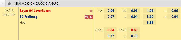 Nhận định bóng đá Leverkusen vs Freiburg, 20h30 ngày 3/9: VĐQG Đức