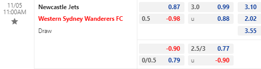 Nhận định bóng đá Newcastle Jets vs Western Sydney, 11h00 ngày 05/11: VĐQG Australia