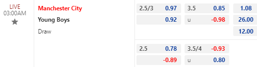 Nhận định bóng đá Man City vs Young Boys, 03h00 ngày 08/11: UEFA Champions League