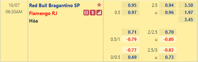 Nhận định bóng đá Bragantino vs Flamengo, 06h30 ngày 7/10: VĐQG Brazil