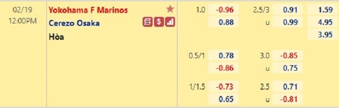 Nhận định bóng đá Yokohama Marinos vs Cerezo Osaka, 12h00 ngày 19/2: VĐQG Nhật Bản