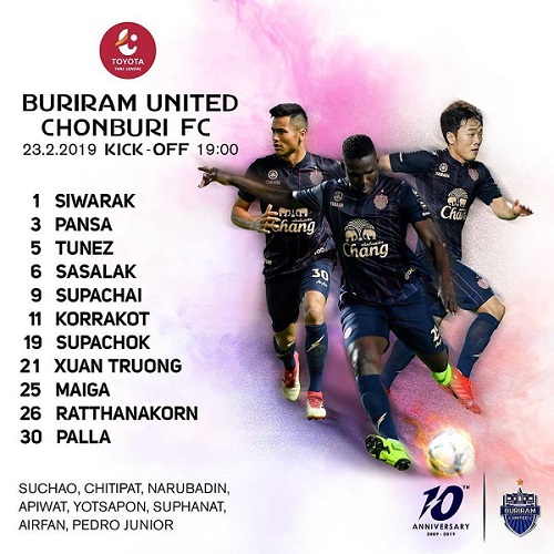 Buriram Utd vs Chonburi
